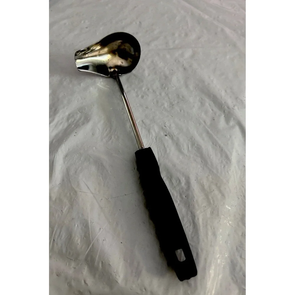 Vintage Sauce or Gravy Ladle Stainless Steel Rare Farmhouse Grandma 10